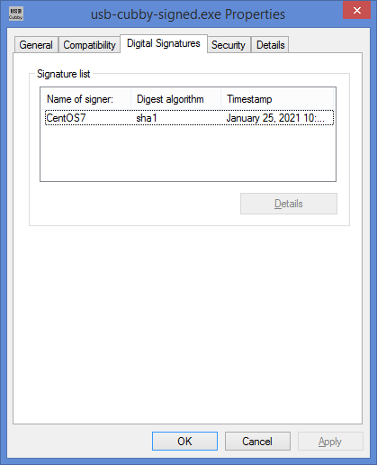 usb-cubby properties